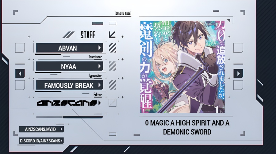 Komik 0 Magic, a High Spirit, and a Demonic Sword Chapter 2 gambar 1