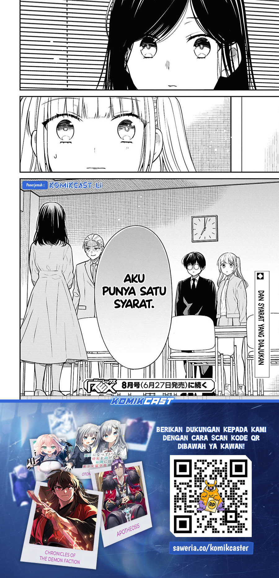 1-nen A-gumi no Monster Chapter 72 - Halaman 28