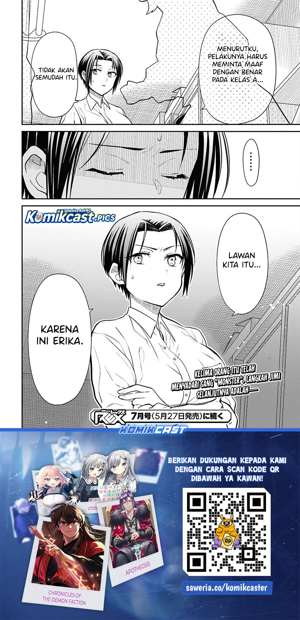 1-nen A-gumi no Monster Chapter 83 - Halaman 22