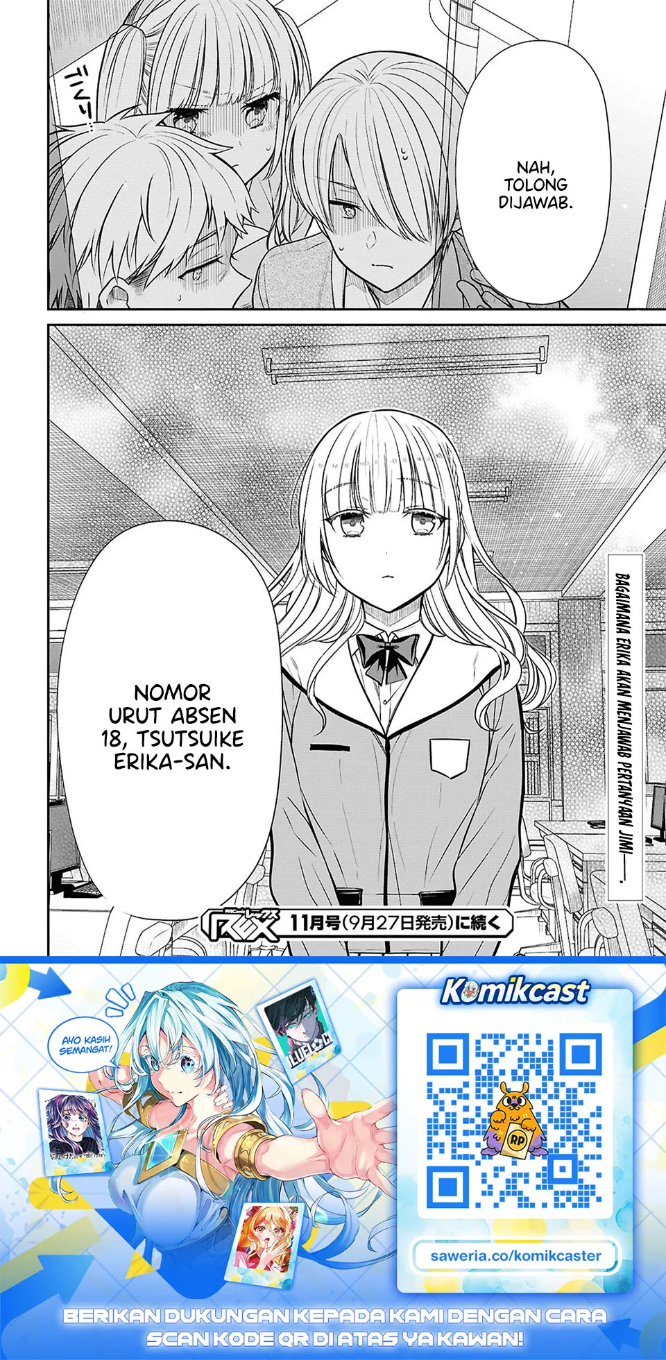 1-nen A-gumi no Monster Chapter 87 - Halaman 24