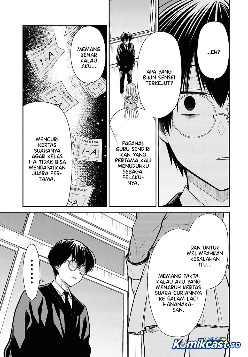 1-nen A-gumi no Monster Chapter 88 - Halaman 9