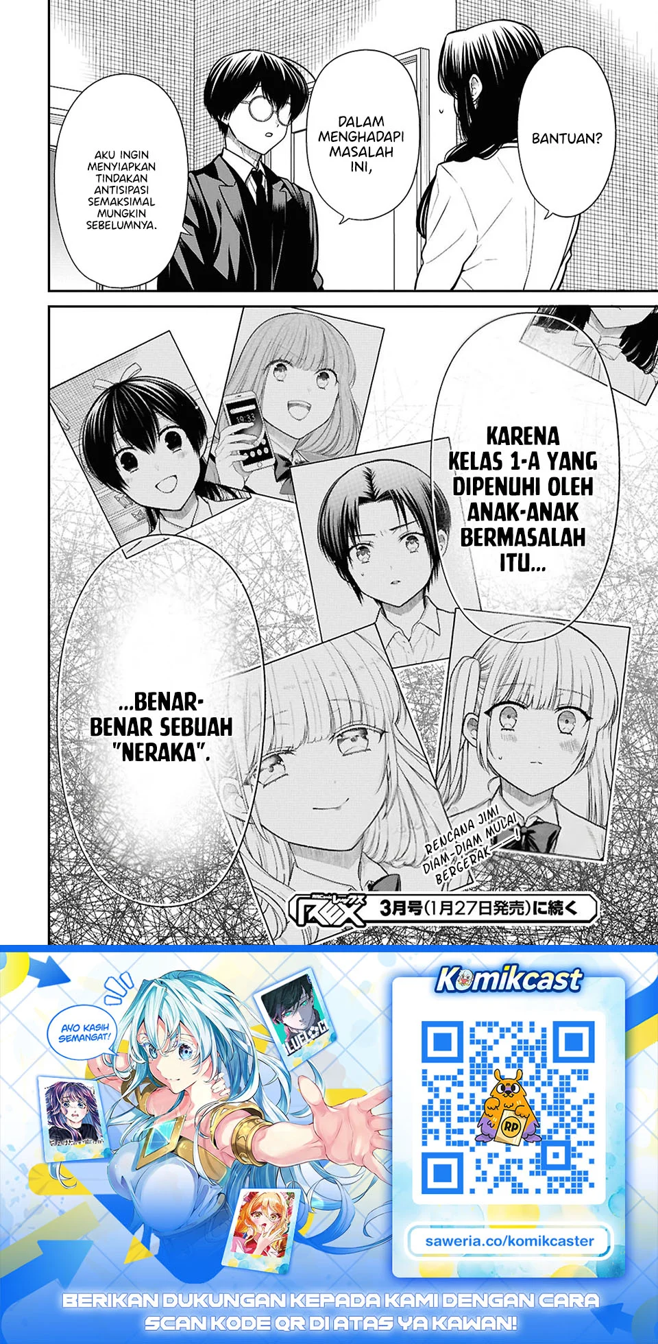 1-nen A-gumi no Monster Chapter 91 - Halaman 21