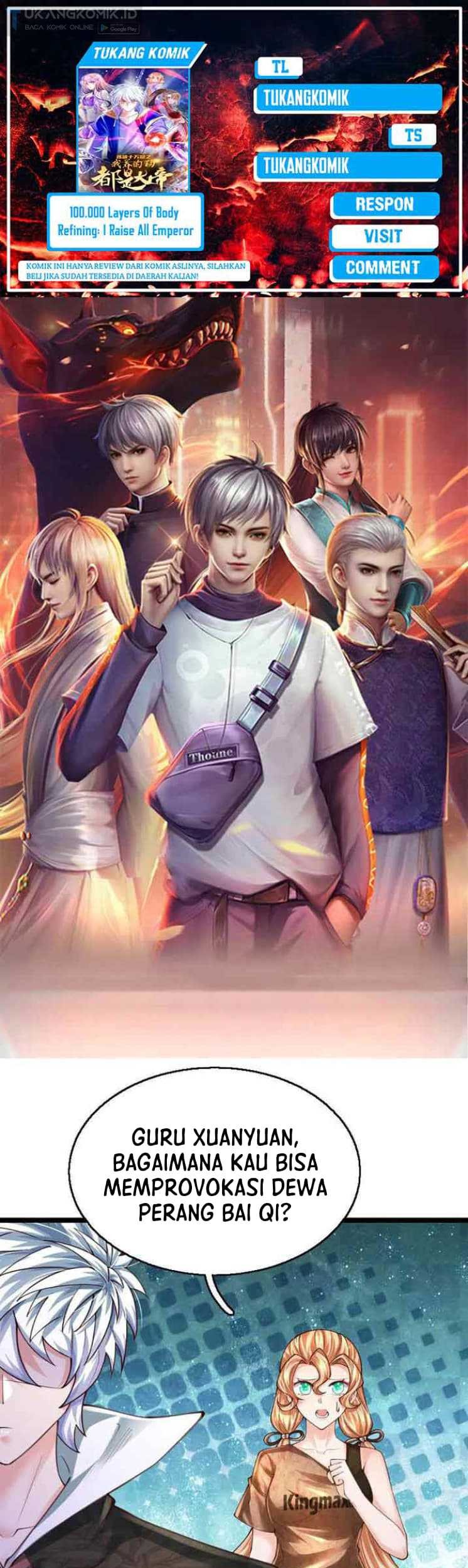 Komik 100.000 Layers Of Body Refining: I Raise All Emperor Chapter 249 gambar 1