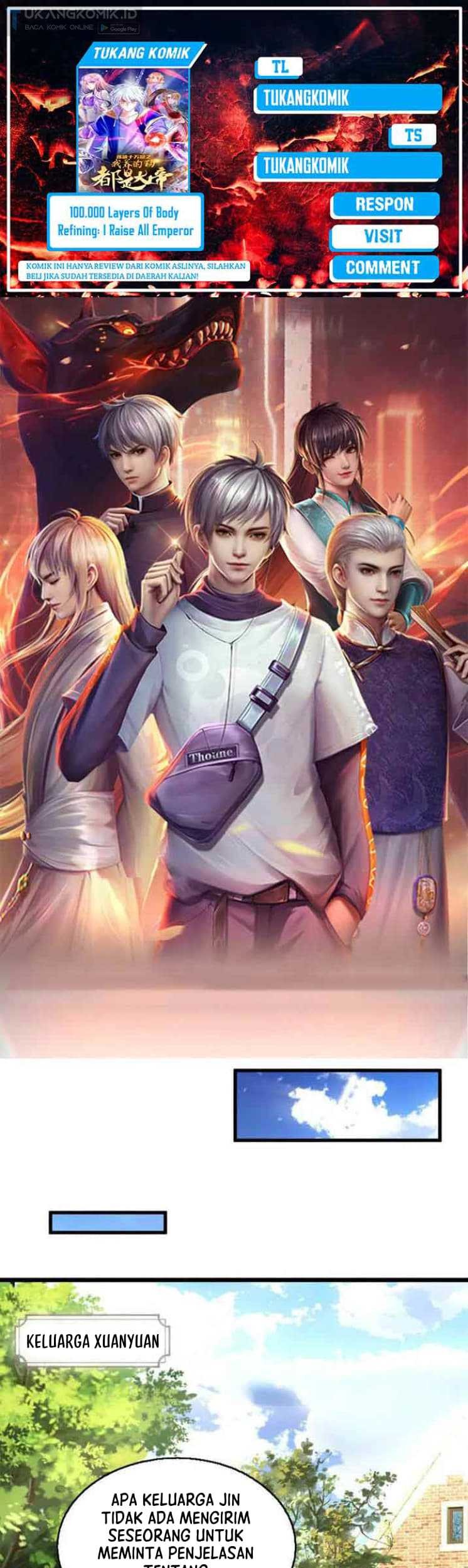 Komik 100.000 Layers Of Body Refining: I Raise All Emperor Chapter 252 gambar 1