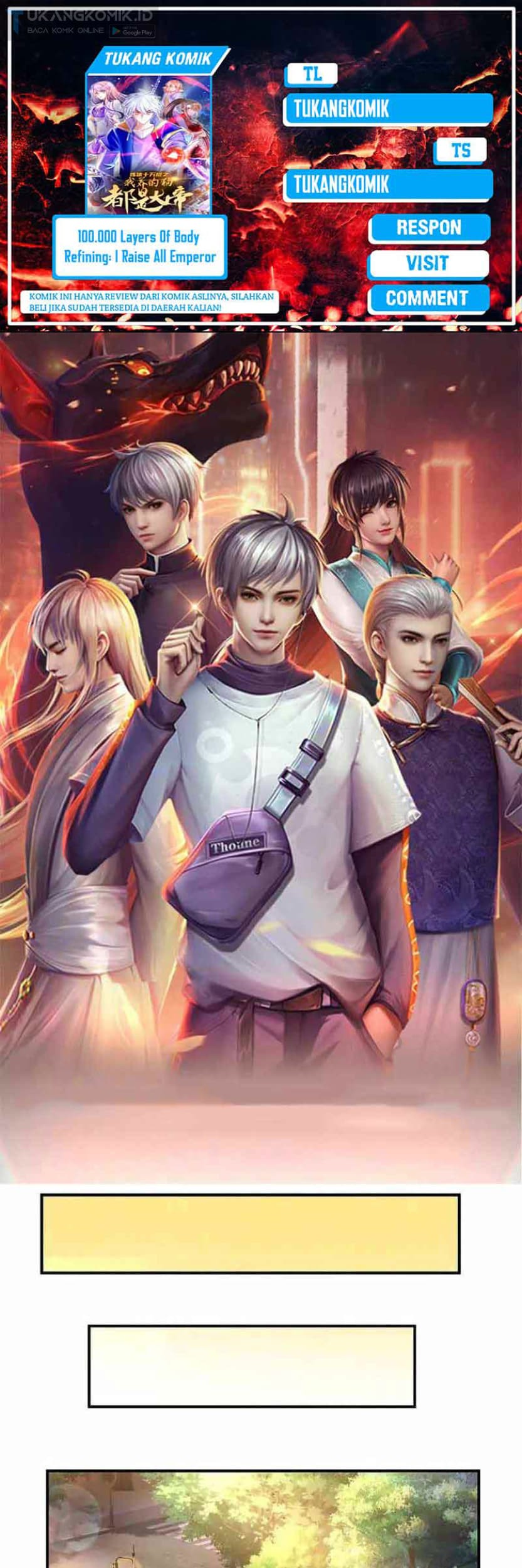 Komik 100.000 Layers Of Body Refining: I Raise All Emperor Chapter 254 gambar 1