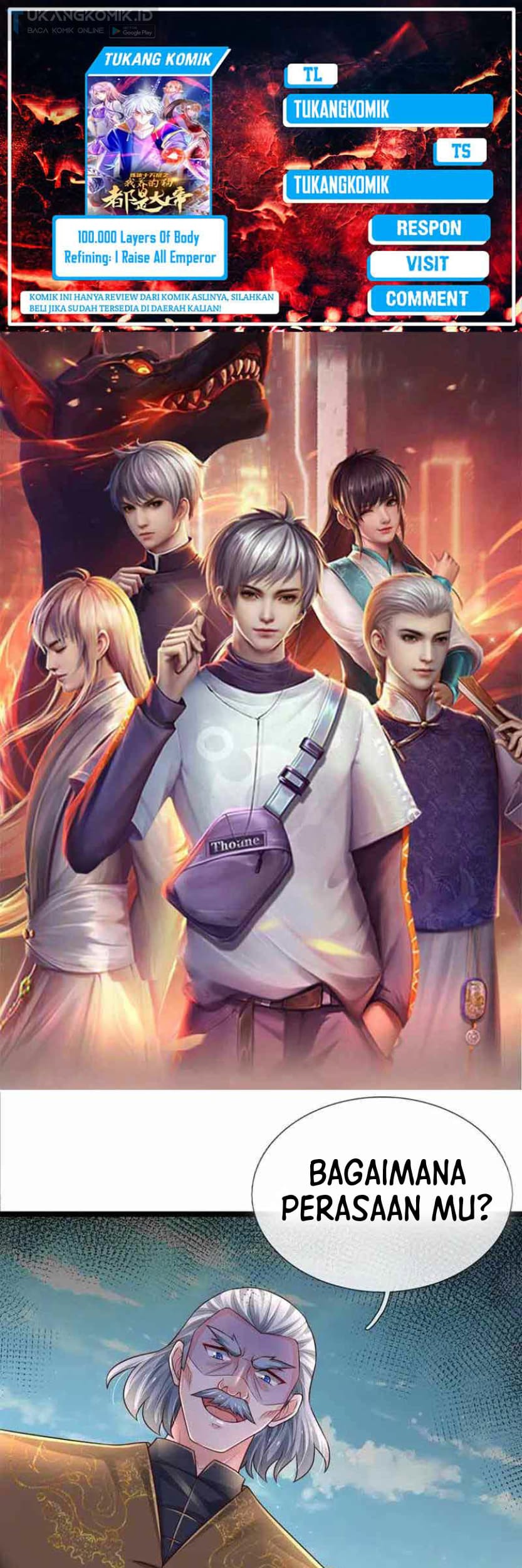 Komik 100.000 Layers Of Body Refining: I Raise All Emperor Chapter 273 gambar 1