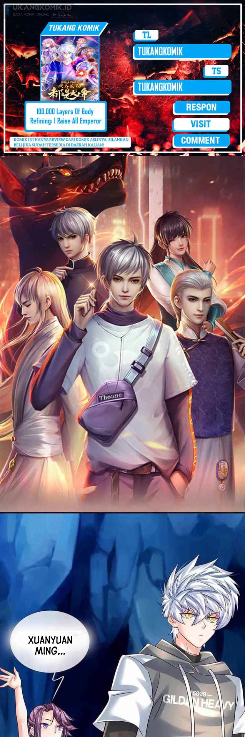 Komik 100.000 Layers Of Body Refining: I Raise All Emperor Chapter 274 gambar 1