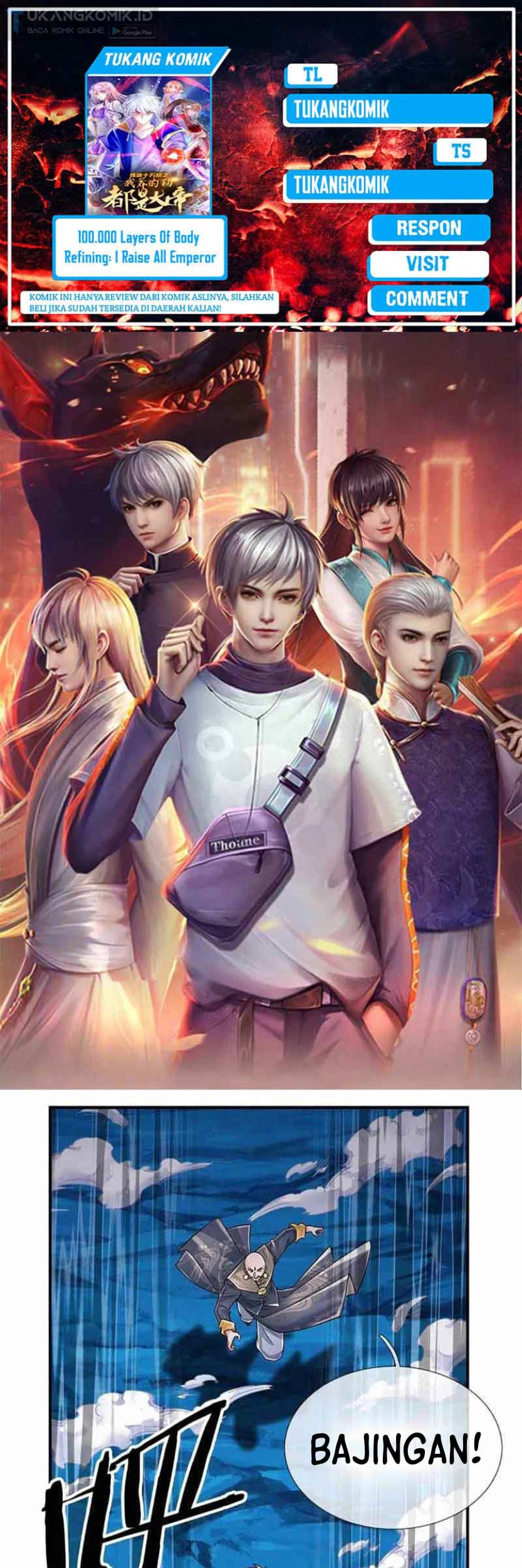 Komik 100.000 Layers Of Body Refining: I Raise All Emperor Chapter 275 gambar 1