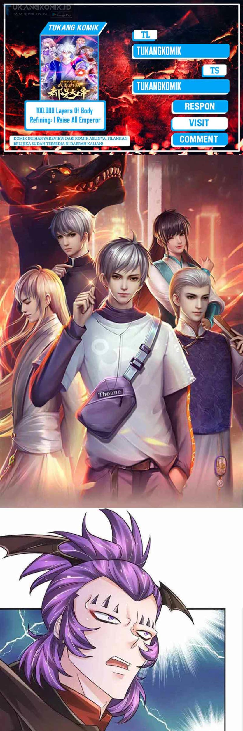 Komik 100.000 Layers Of Body Refining: I Raise All Emperor Chapter 277 gambar 1
