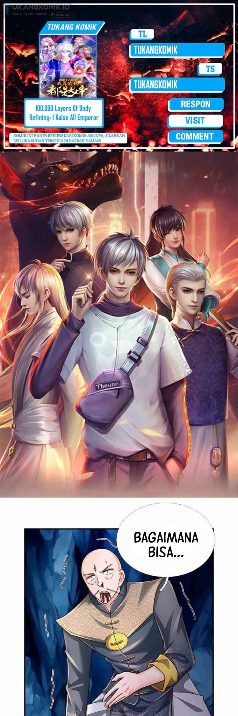 Komik 100.000 Layers Of Body Refining: I Raise All Emperor Chapter 278 gambar 1