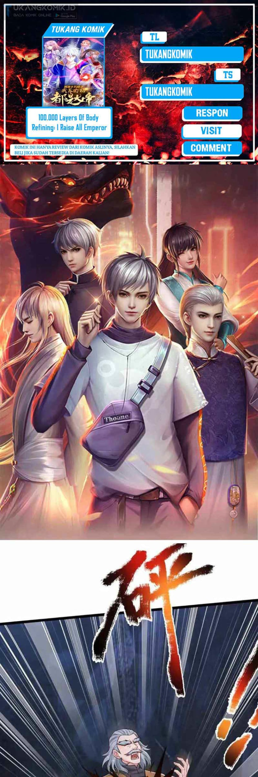 Komik 100.000 Layers Of Body Refining: I Raise All Emperor Chapter 279 gambar 1