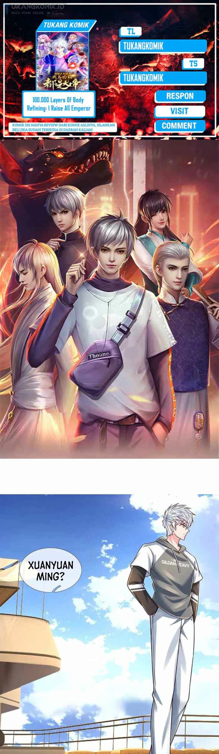 Komik 100.000 Layers Of Body Refining: I Raise All Emperor Chapter 283 gambar 1