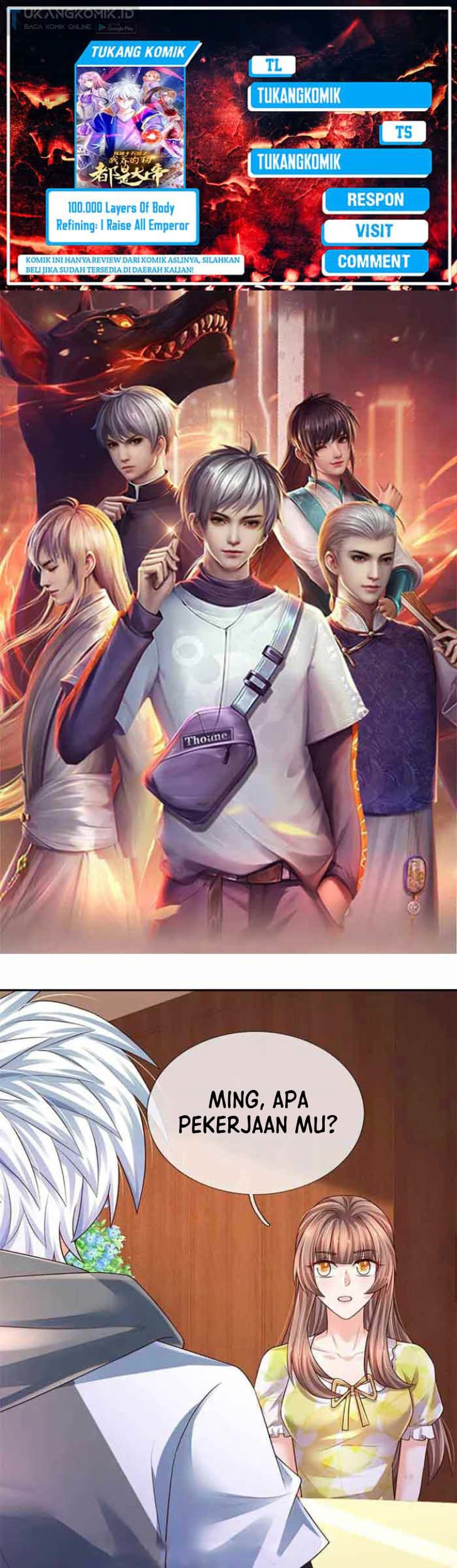 Komik 100.000 Layers Of Body Refining: I Raise All Emperor Chapter 284 gambar 1