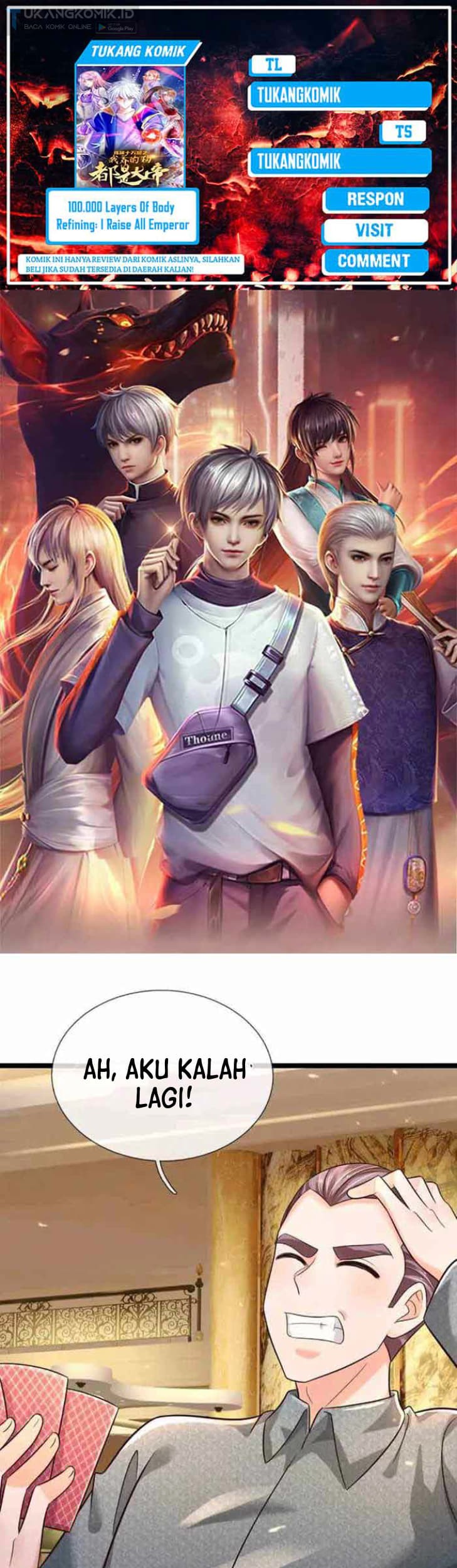 Komik 100.000 Layers Of Body Refining: I Raise All Emperor Chapter 287 gambar 1