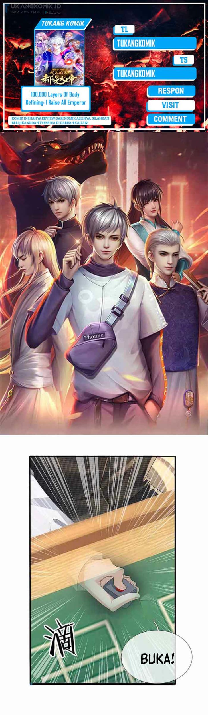 Komik 100.000 Layers Of Body Refining: I Raise All Emperor Chapter 291 gambar 1