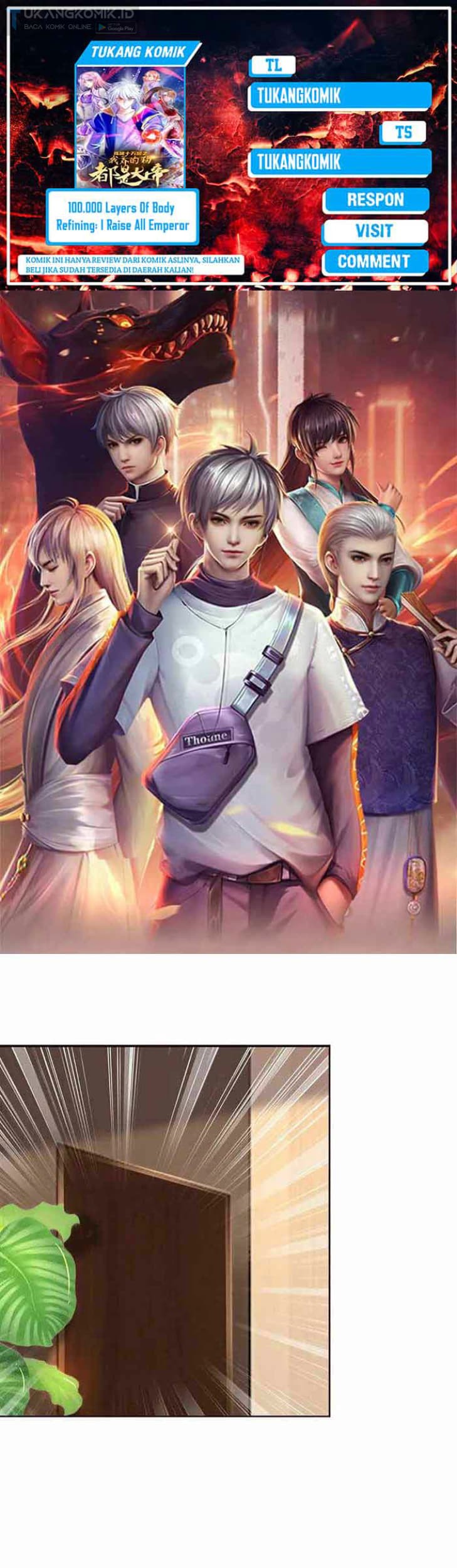 Komik 100.000 Layers Of Body Refining: I Raise All Emperor Chapter 295 gambar 1
