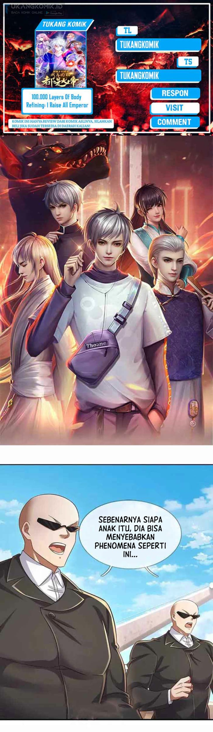 Komik 100.000 Layers Of Body Refining: I Raise All Emperor Chapter 296 gambar 1
