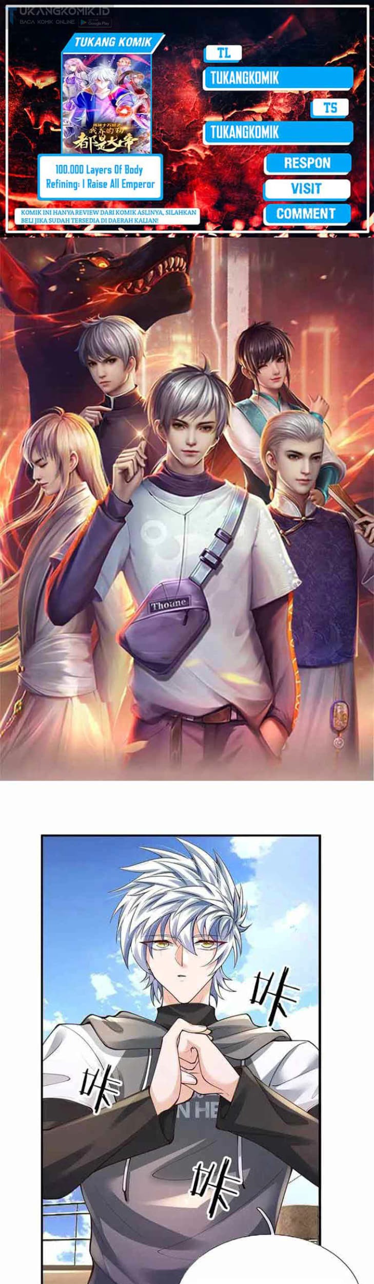 Komik 100.000 Layers Of Body Refining: I Raise All Emperor Chapter 297 gambar 1