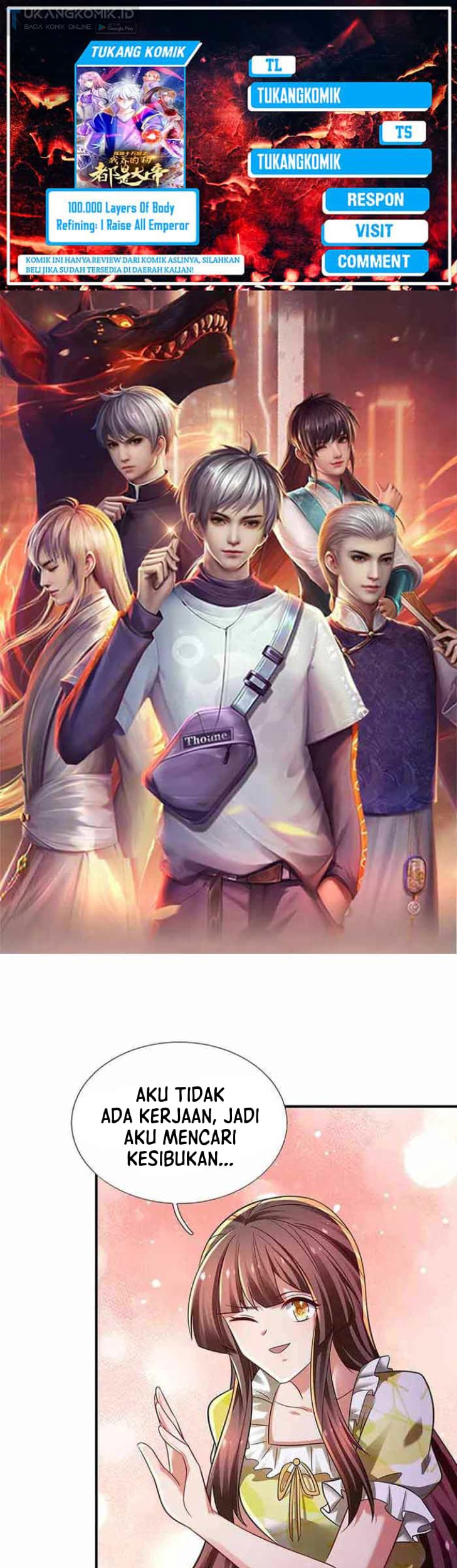 Komik 100.000 Layers Of Body Refining: I Raise All Emperor Chapter 298 gambar 1