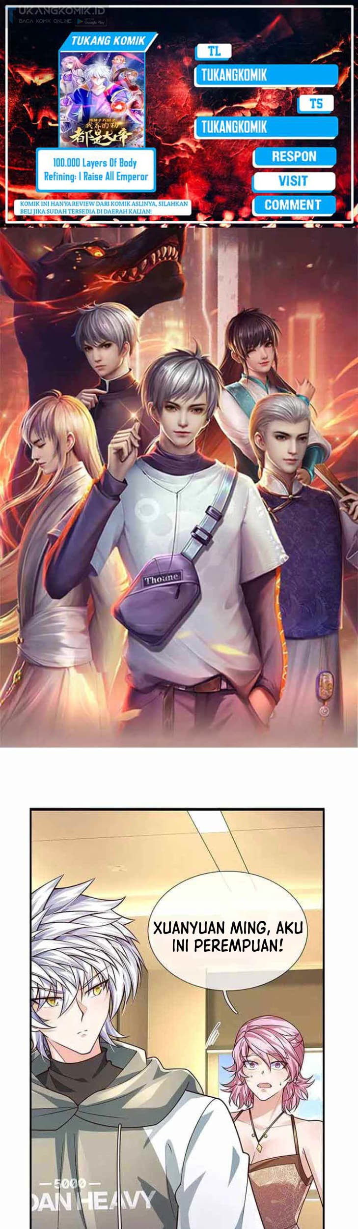 Komik 100.000 Layers Of Body Refining: I Raise All Emperor Chapter 299 gambar 1