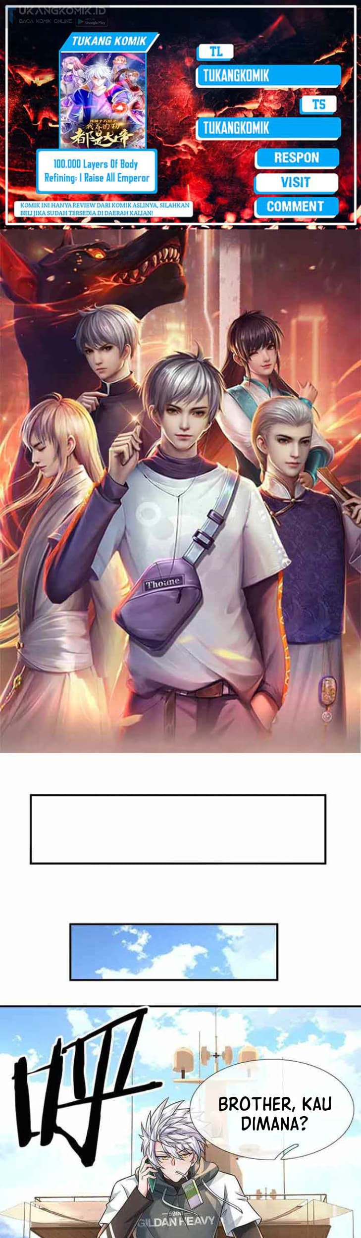 Komik 100.000 Layers Of Body Refining: I Raise All Emperor Chapter 300 gambar 1