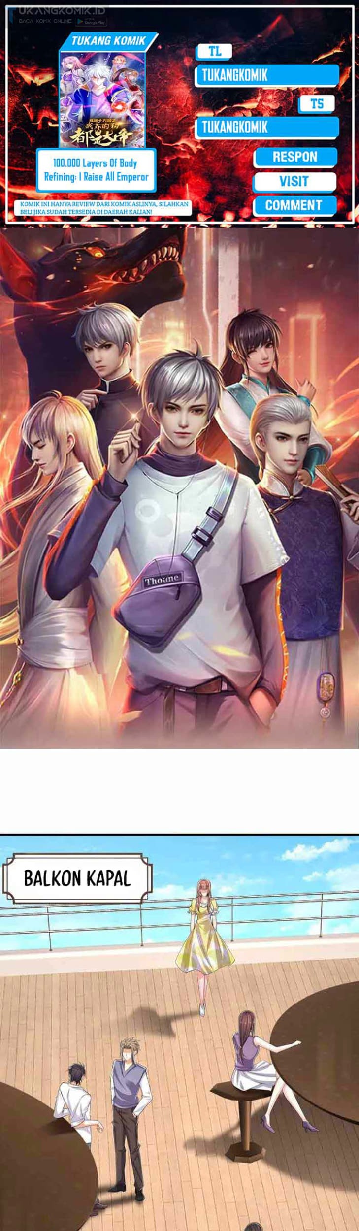 Komik 100.000 Layers Of Body Refining: I Raise All Emperor Chapter 301 gambar 1