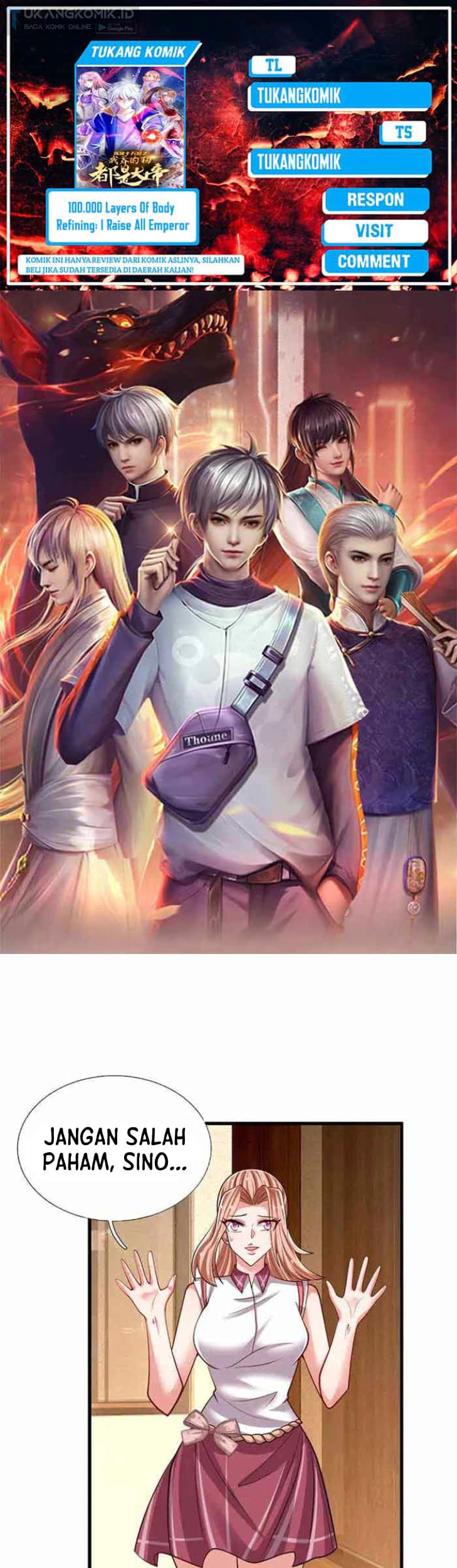 Komik 100.000 Layers Of Body Refining: I Raise All Emperor Chapter 302 gambar 1