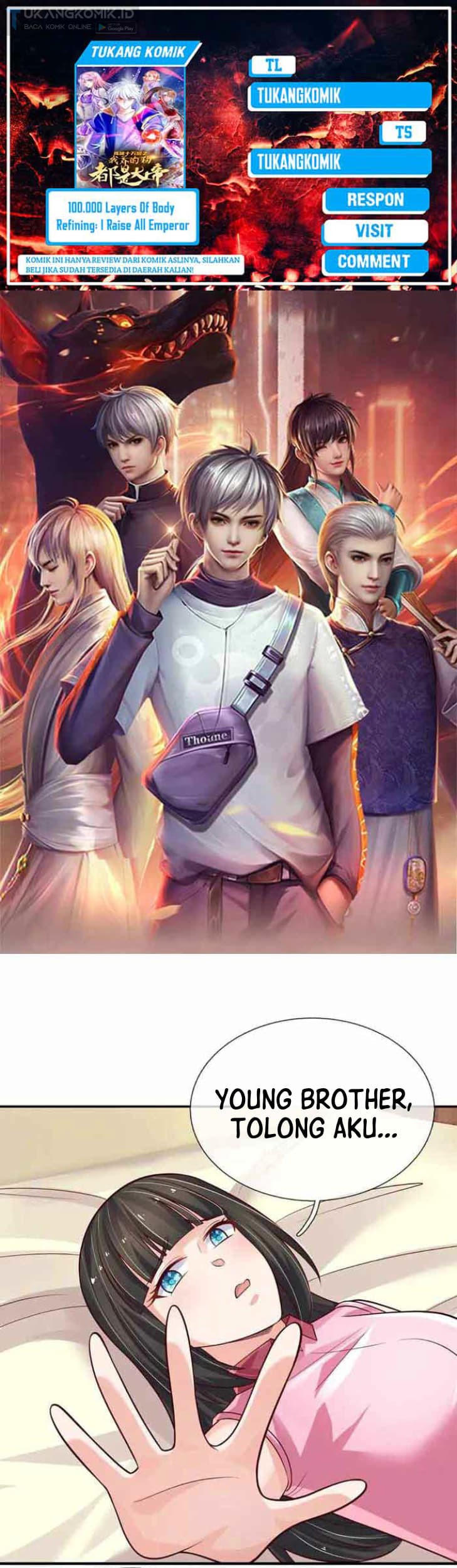 Komik 100.000 Layers Of Body Refining: I Raise All Emperor Chapter 303 gambar 1