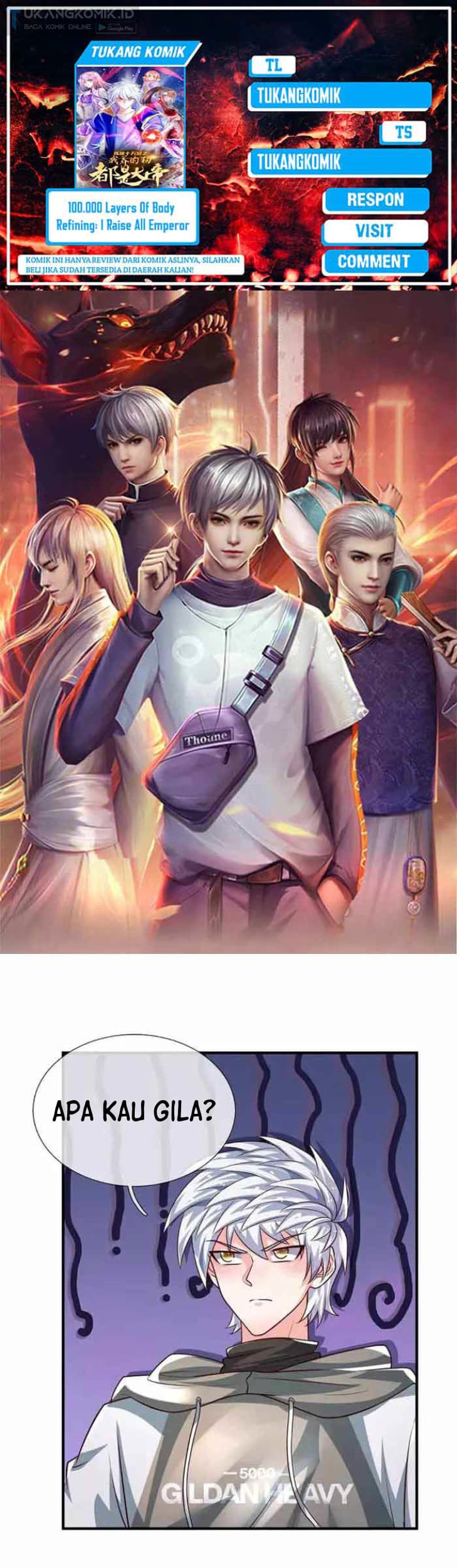 Komik 100.000 Layers Of Body Refining: I Raise All Emperor Chapter 305 gambar 1