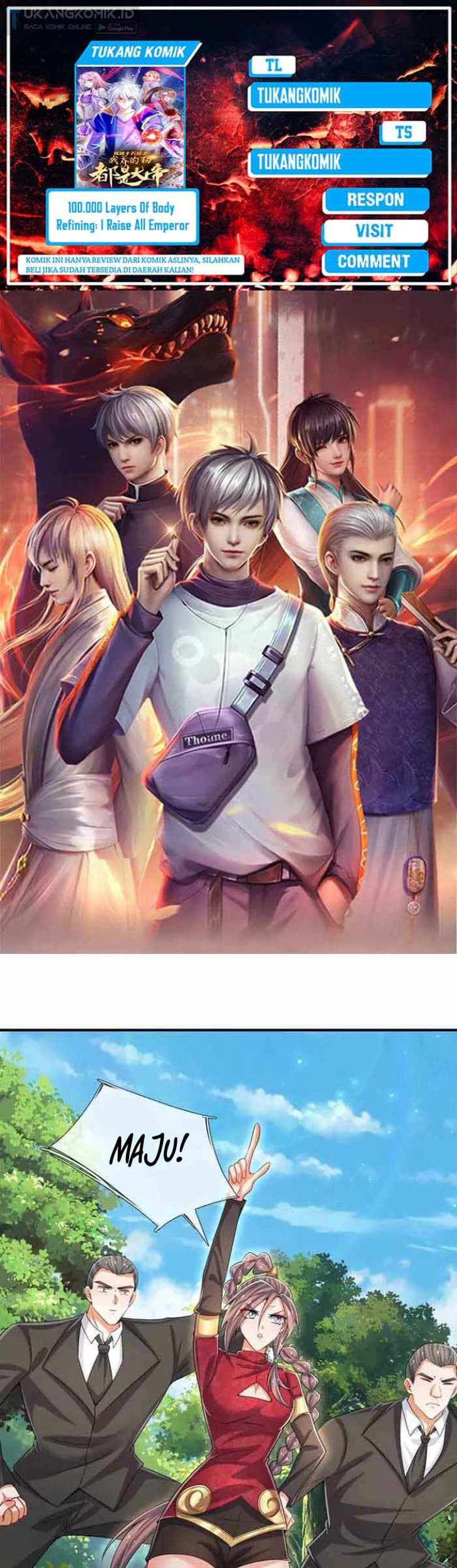 Komik 100.000 Layers Of Body Refining: I Raise All Emperor Chapter 306 gambar 1