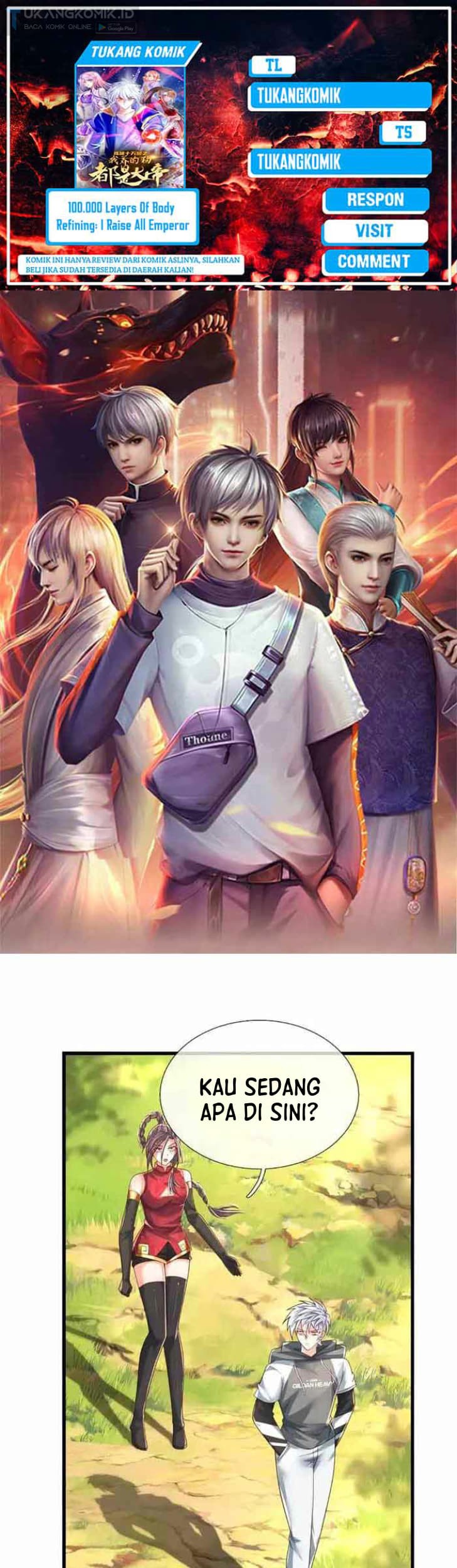 Komik 100.000 Layers Of Body Refining: I Raise All Emperor Chapter 307 gambar 1