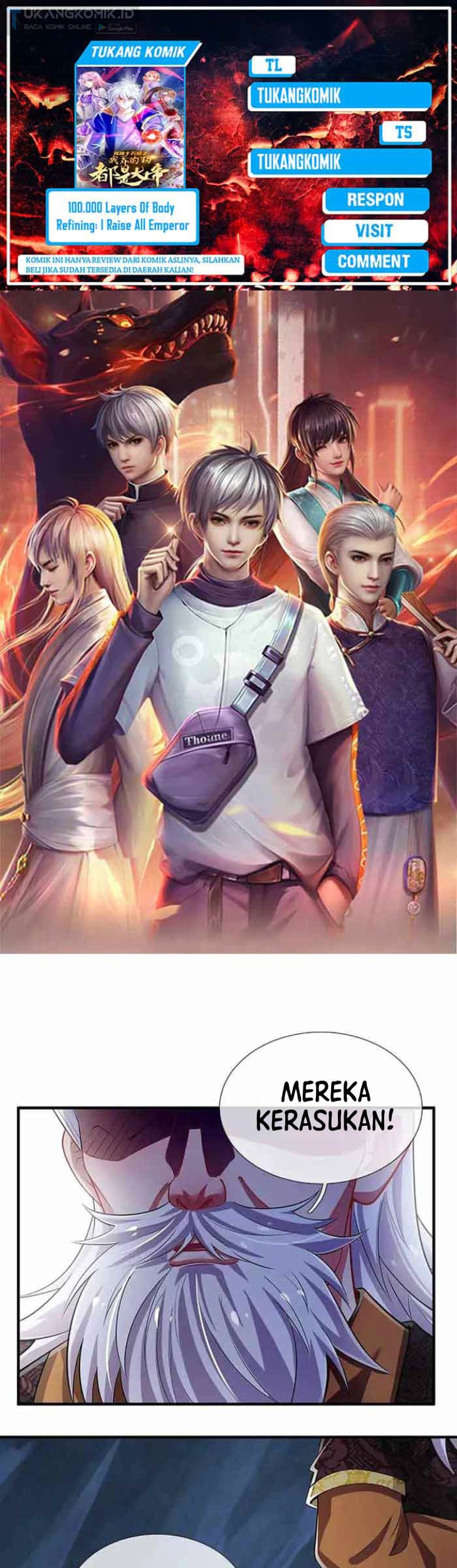 Komik 100.000 Layers Of Body Refining: I Raise All Emperor Chapter 311 gambar 1