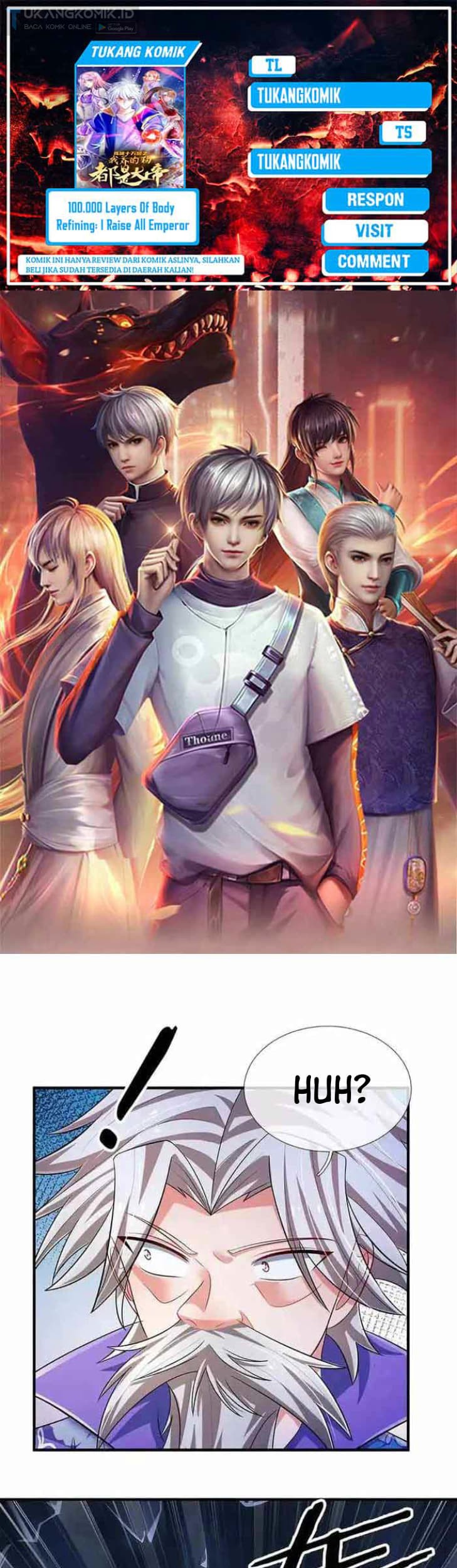 Komik 100.000 Layers Of Body Refining: I Raise All Emperor Chapter 314 gambar 1
