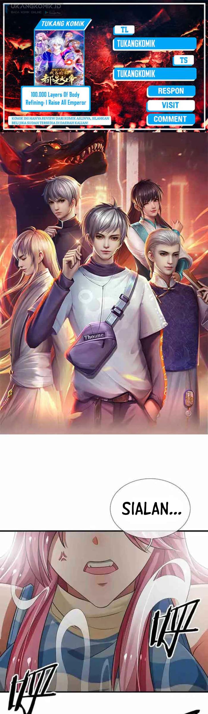 Komik 100.000 Layers Of Body Refining: I Raise All Emperor Chapter 315 gambar 1