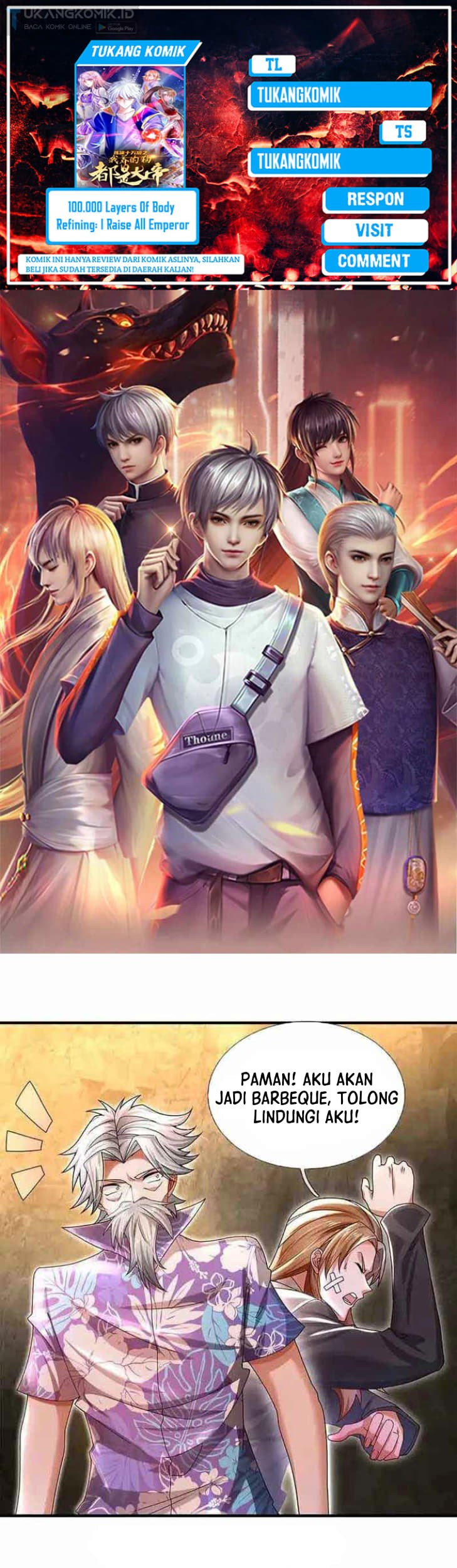 Komik 100.000 Layers Of Body Refining: I Raise All Emperor Chapter 316 gambar 1