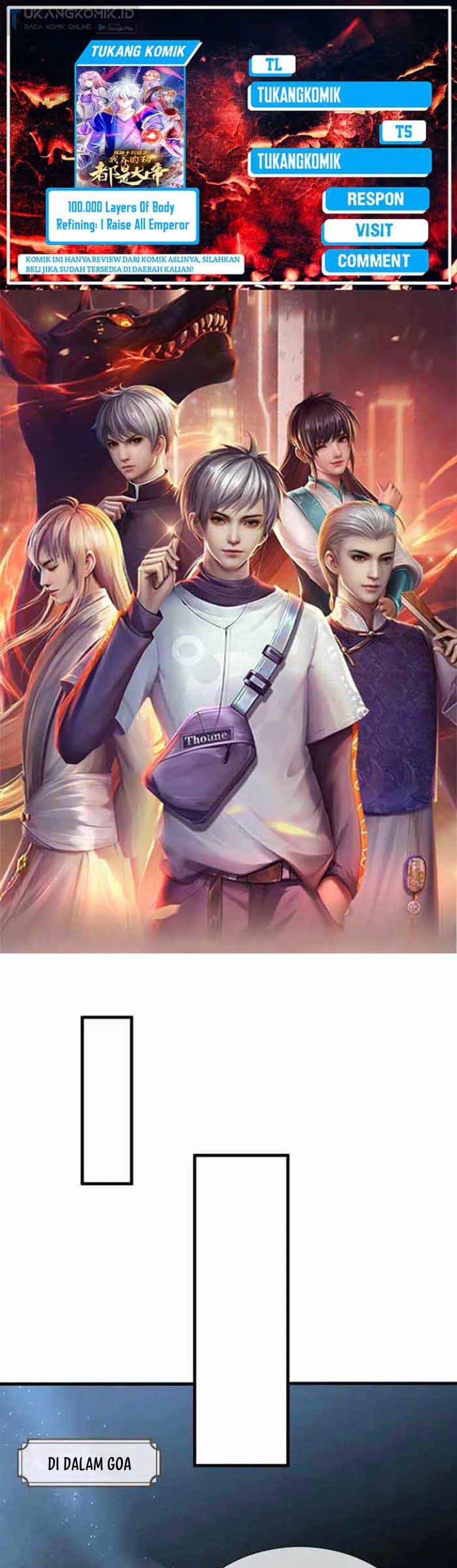 Komik 100.000 Layers Of Body Refining: I Raise All Emperor Chapter 321 gambar 1