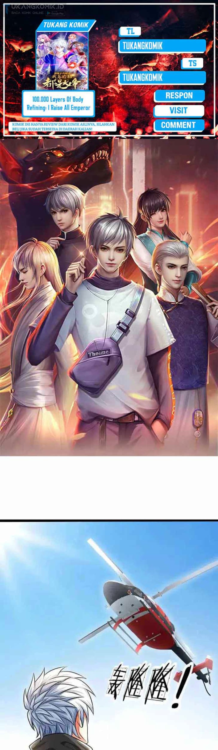 Komik 100.000 Layers Of Body Refining: I Raise All Emperor Chapter 323 gambar 1
