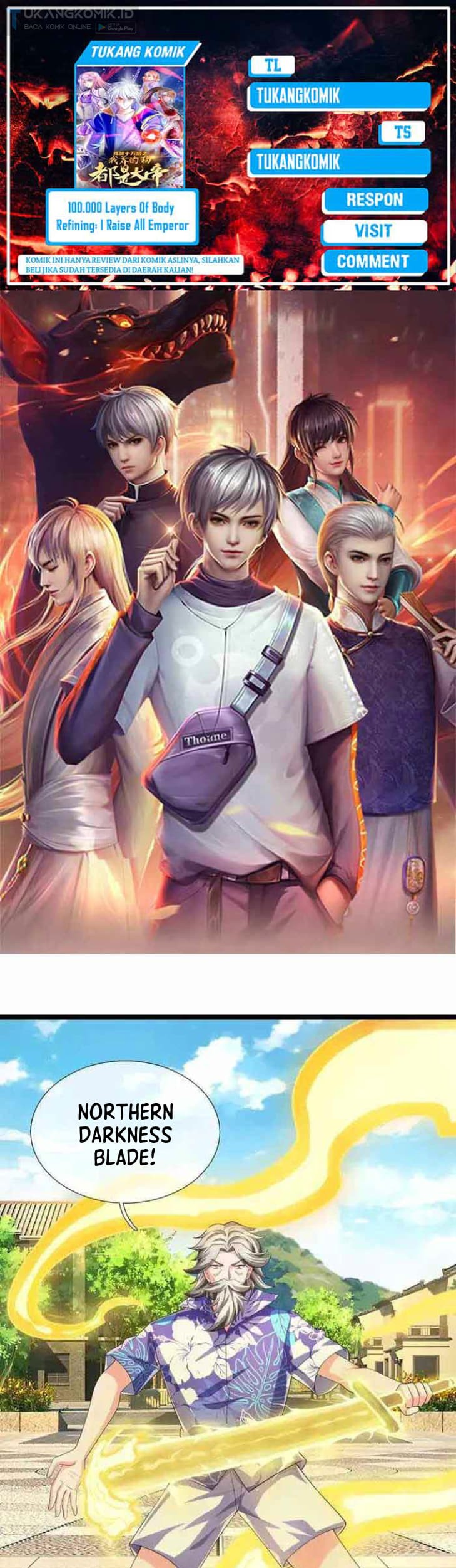 Komik 100.000 Layers Of Body Refining: I Raise All Emperor Chapter 324 gambar 1