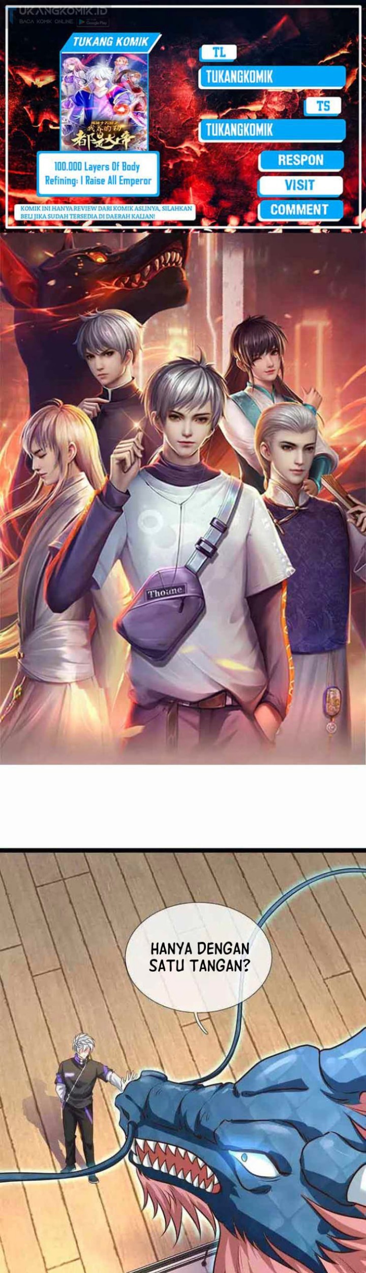Komik 100.000 Layers Of Body Refining: I Raise All Emperor Chapter 326 gambar 1