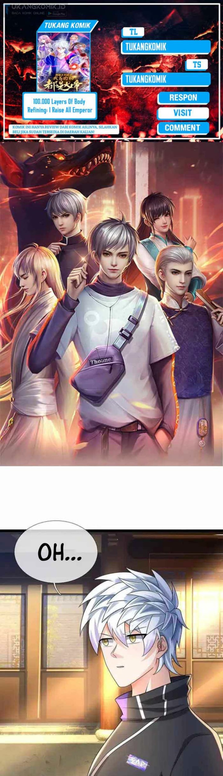 Komik 100.000 Layers Of Body Refining: I Raise All Emperor Chapter 327 gambar 1