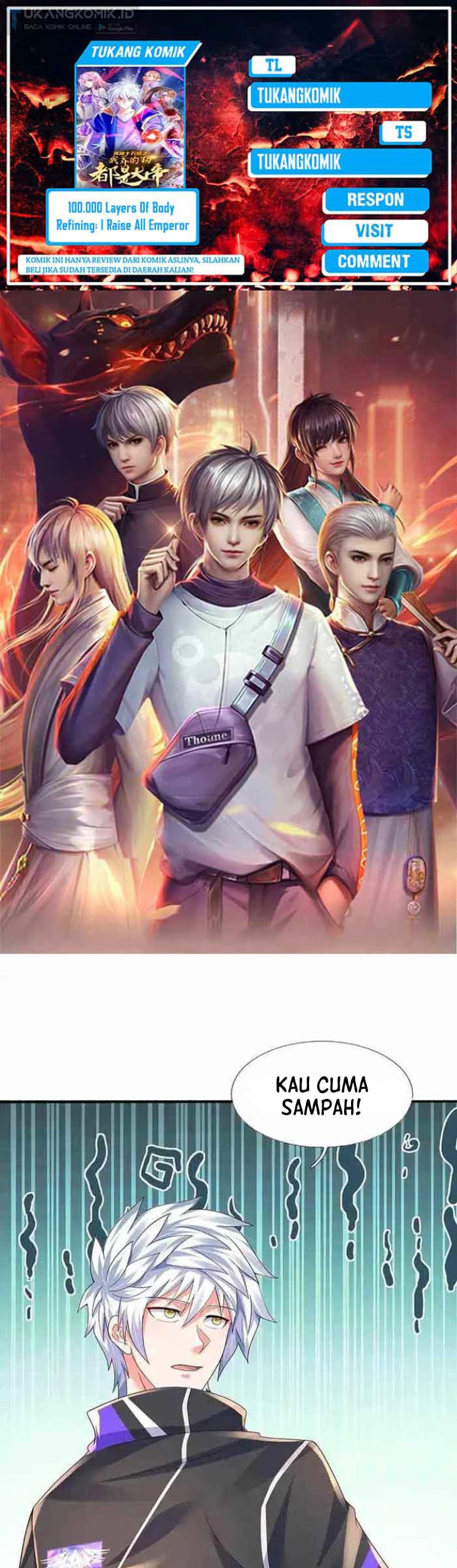 Komik 100.000 Layers Of Body Refining: I Raise All Emperor Chapter 329 gambar 1