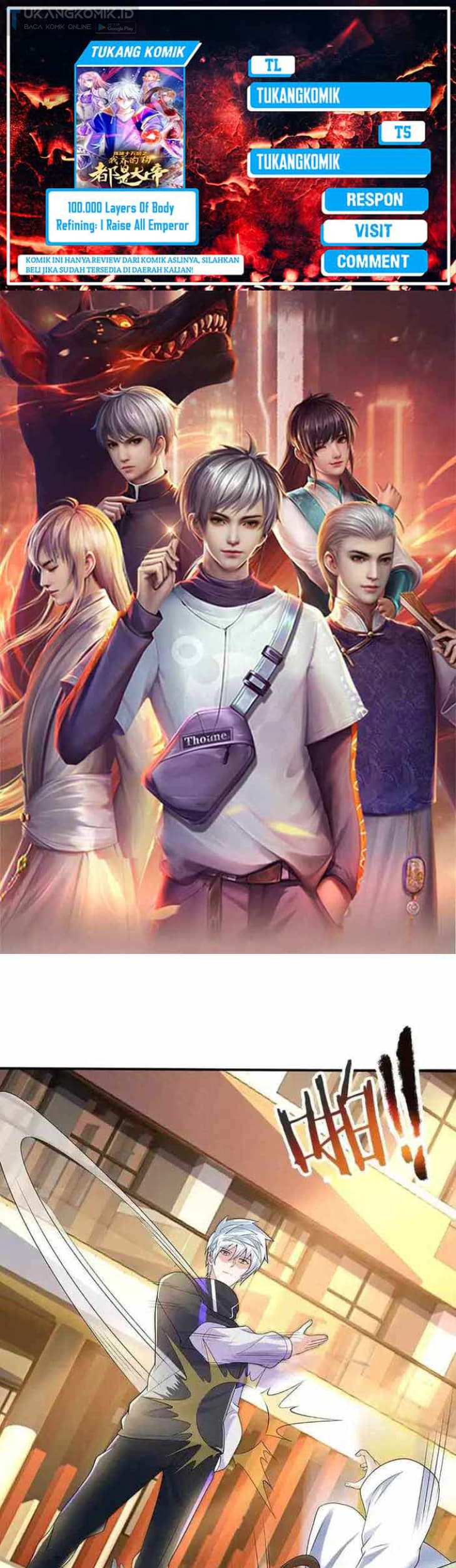Komik 100.000 Layers Of Body Refining: I Raise All Emperor Chapter 330 gambar 1
