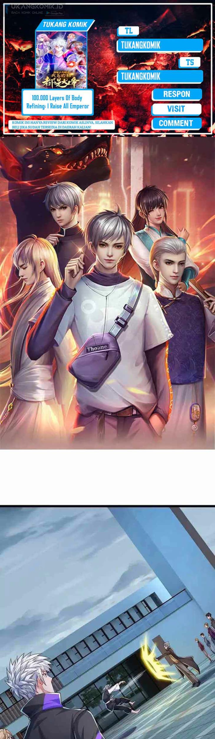 Komik 100.000 Layers Of Body Refining: I Raise All Emperor Chapter 331 gambar 1