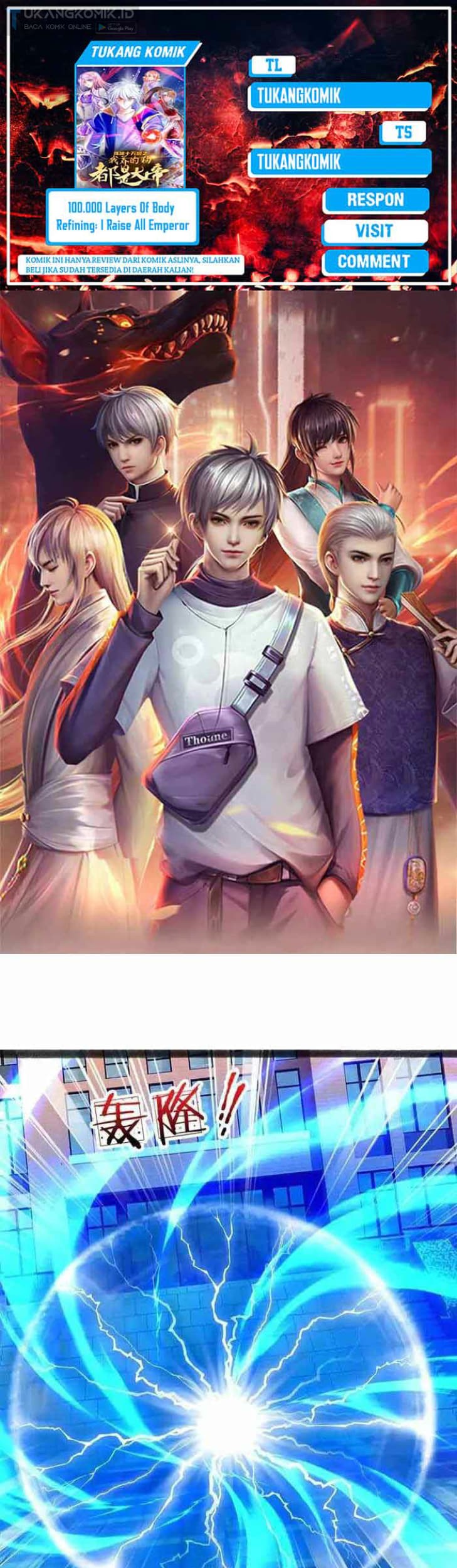 Komik 100.000 Layers Of Body Refining: I Raise All Emperor Chapter 332 gambar 1