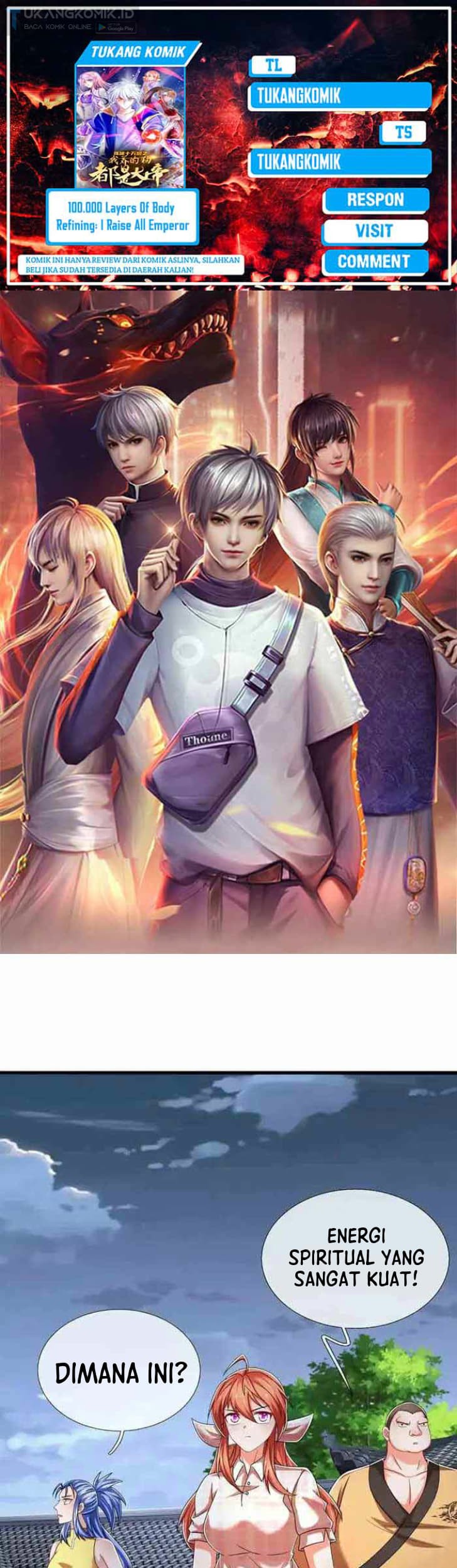Komik 100.000 Layers Of Body Refining: I Raise All Emperor Chapter 333 gambar 1