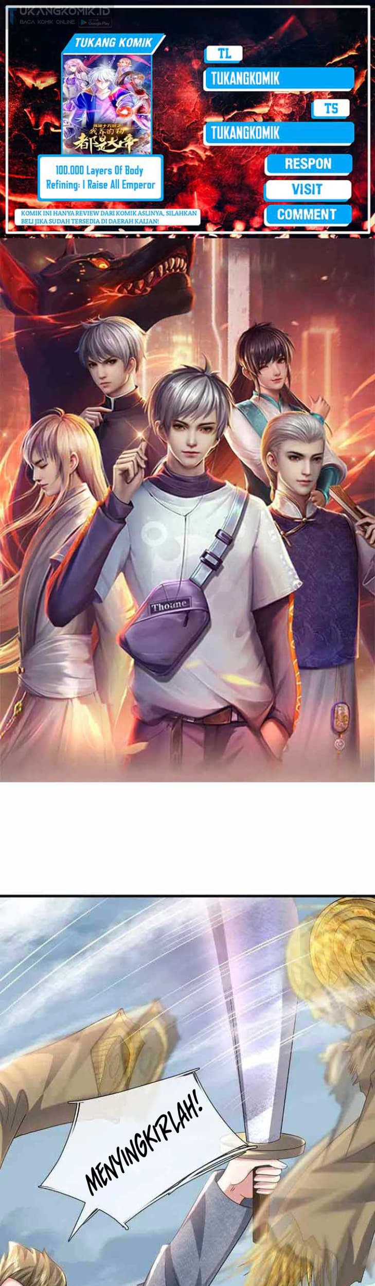 Komik 100.000 Layers Of Body Refining: I Raise All Emperor Chapter 335 gambar 1