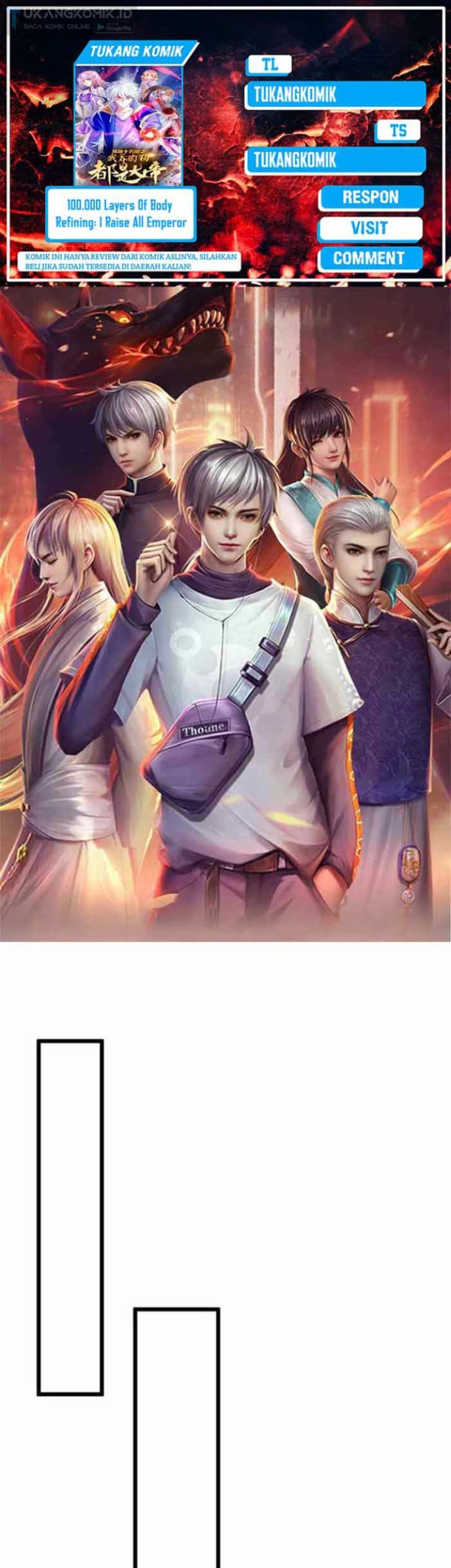 Komik 100.000 Layers Of Body Refining: I Raise All Emperor Chapter 338 gambar 1