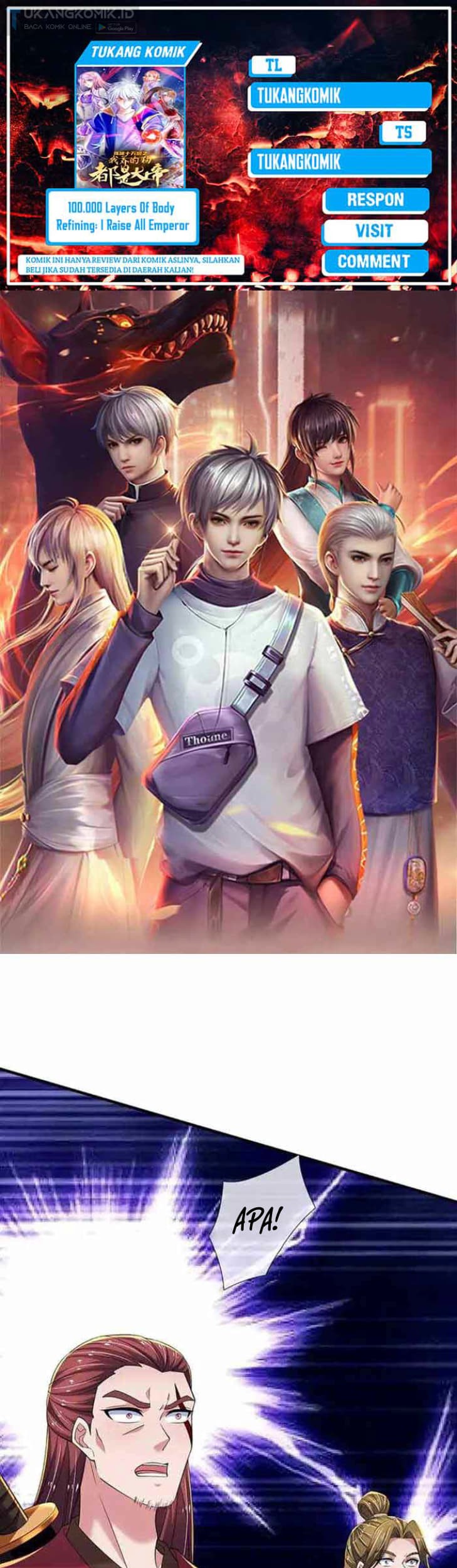 Komik 100.000 Layers Of Body Refining: I Raise All Emperor Chapter 340 gambar 1