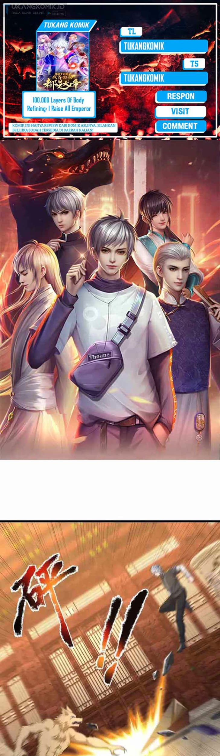 Komik 100.000 Layers Of Body Refining: I Raise All Emperor Chapter 341 gambar 1