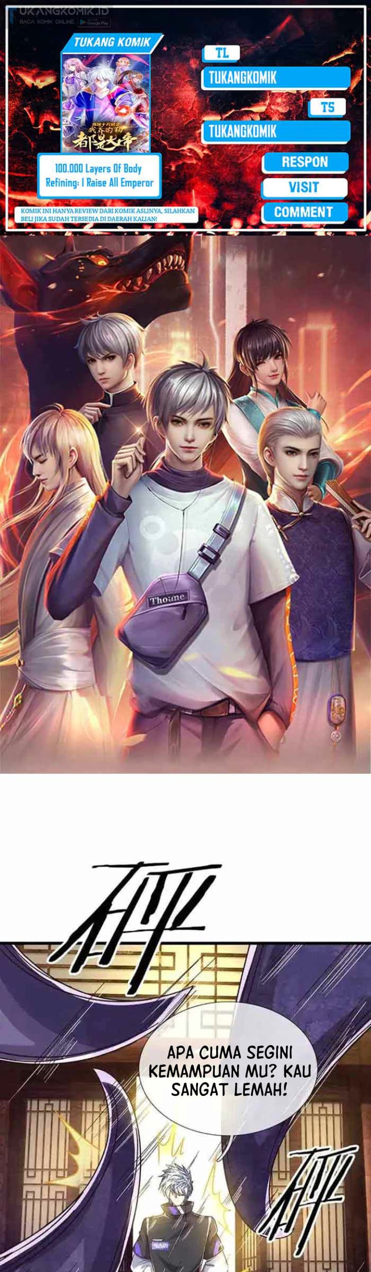 Komik 100.000 Layers Of Body Refining: I Raise All Emperor Chapter 344 gambar 1
